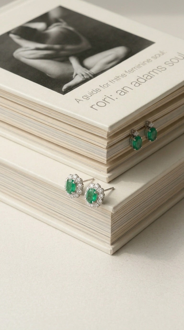 Emerald Flowers - vista 5 - Sauvé Joyería