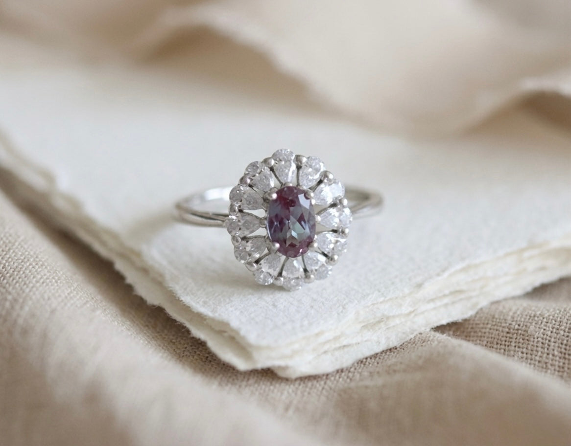 Alexandrita Ring - vista detalle - Sauvé Joyería