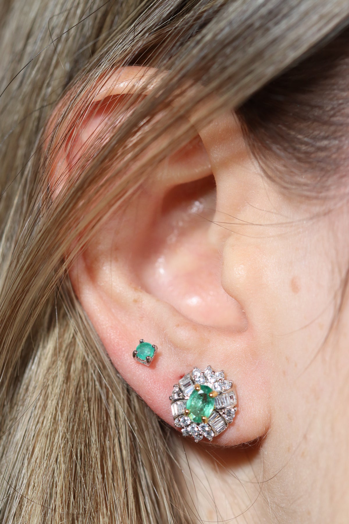 Big Emerald - vista detalle - Sauvé Joyería