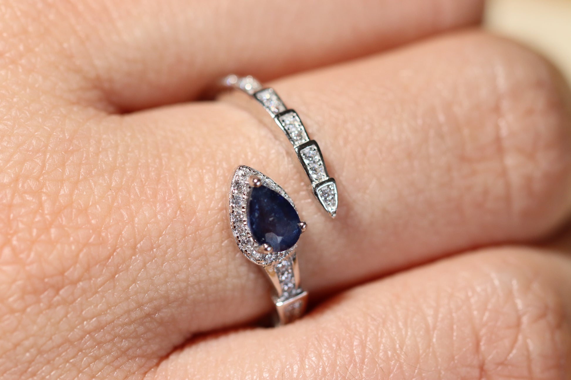 SNAKE ZAFIRO RING