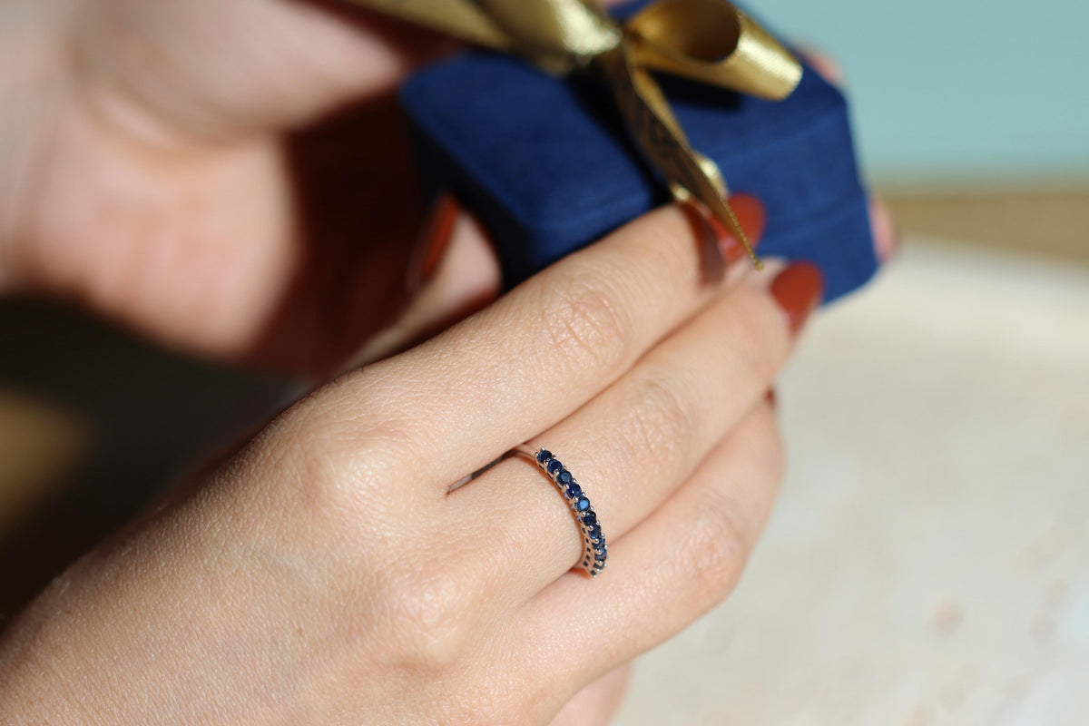 Zafiro Ring - vista detalle - Sauvé Joyería