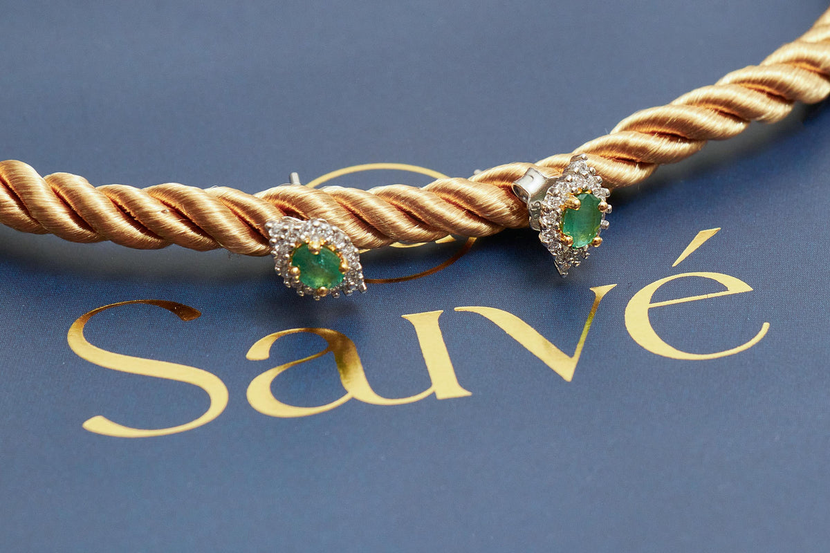 Droops Emerald - vista detalle - Sauvé Joyería