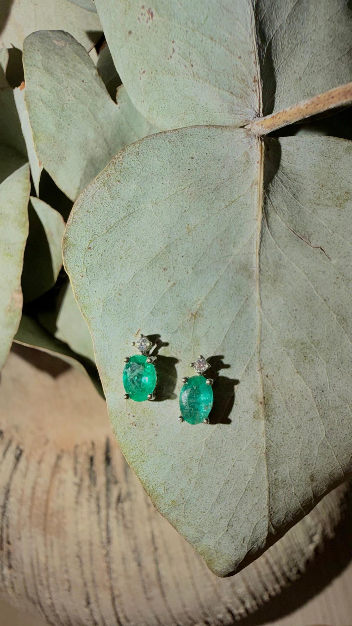 Aura Emerald - vista detalle - Sauvé Joyería